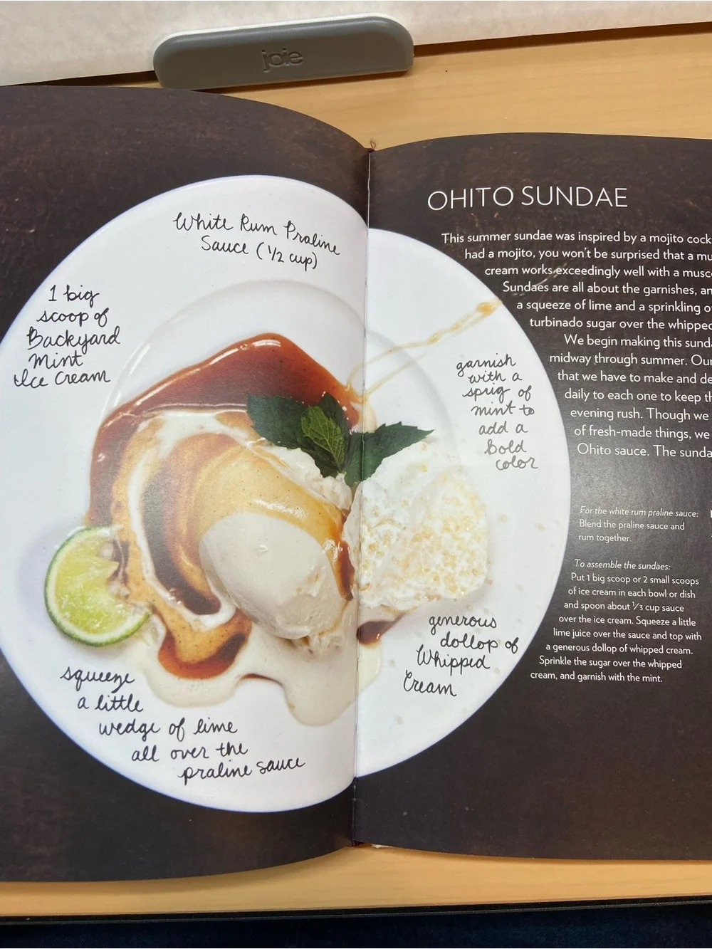 Artisan Orange & White Jeni's Splendid Ice Creams at Home Cookbook